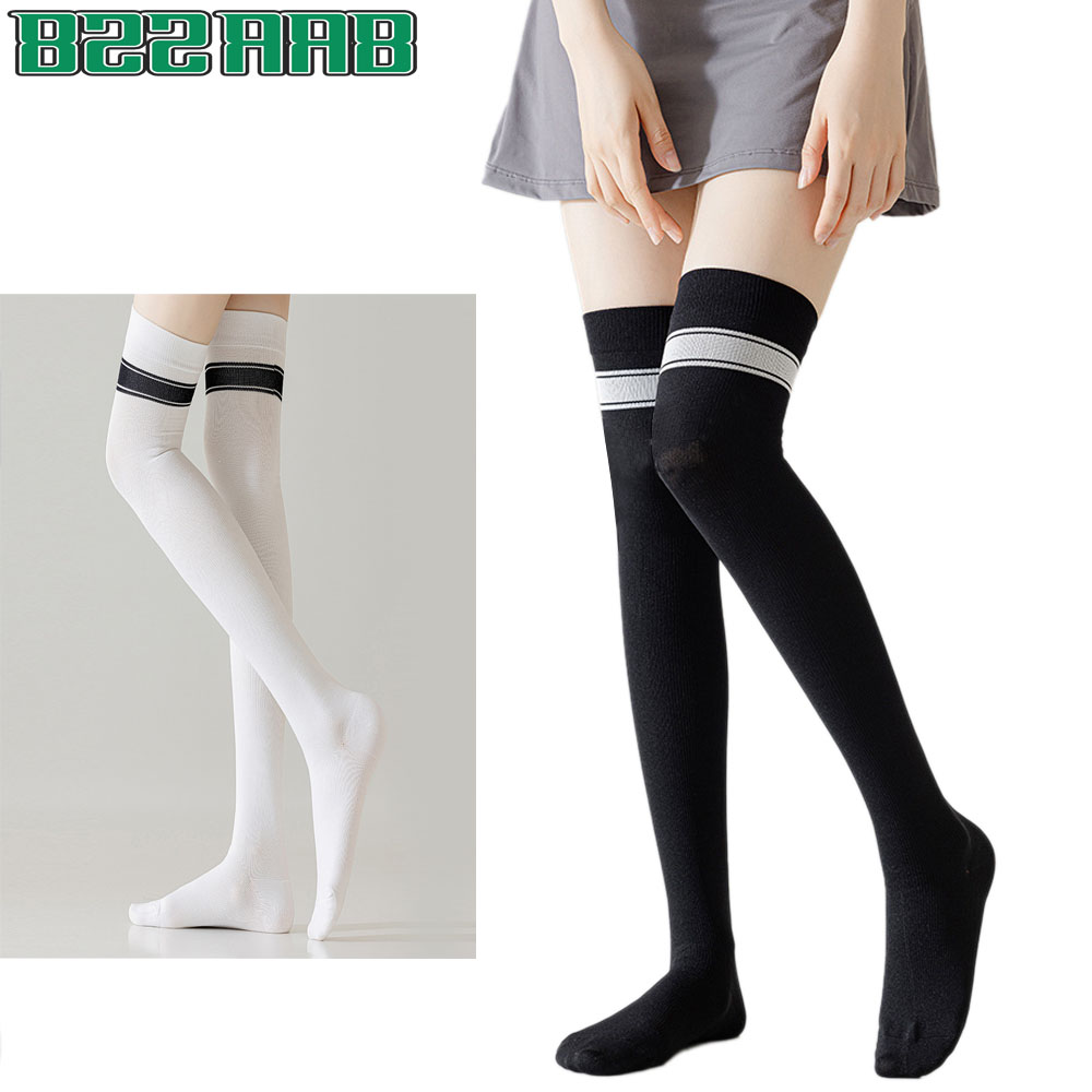 1Pair High Thigh Socks Striped - Yoga Daily Fitness 리뷰 및 가격