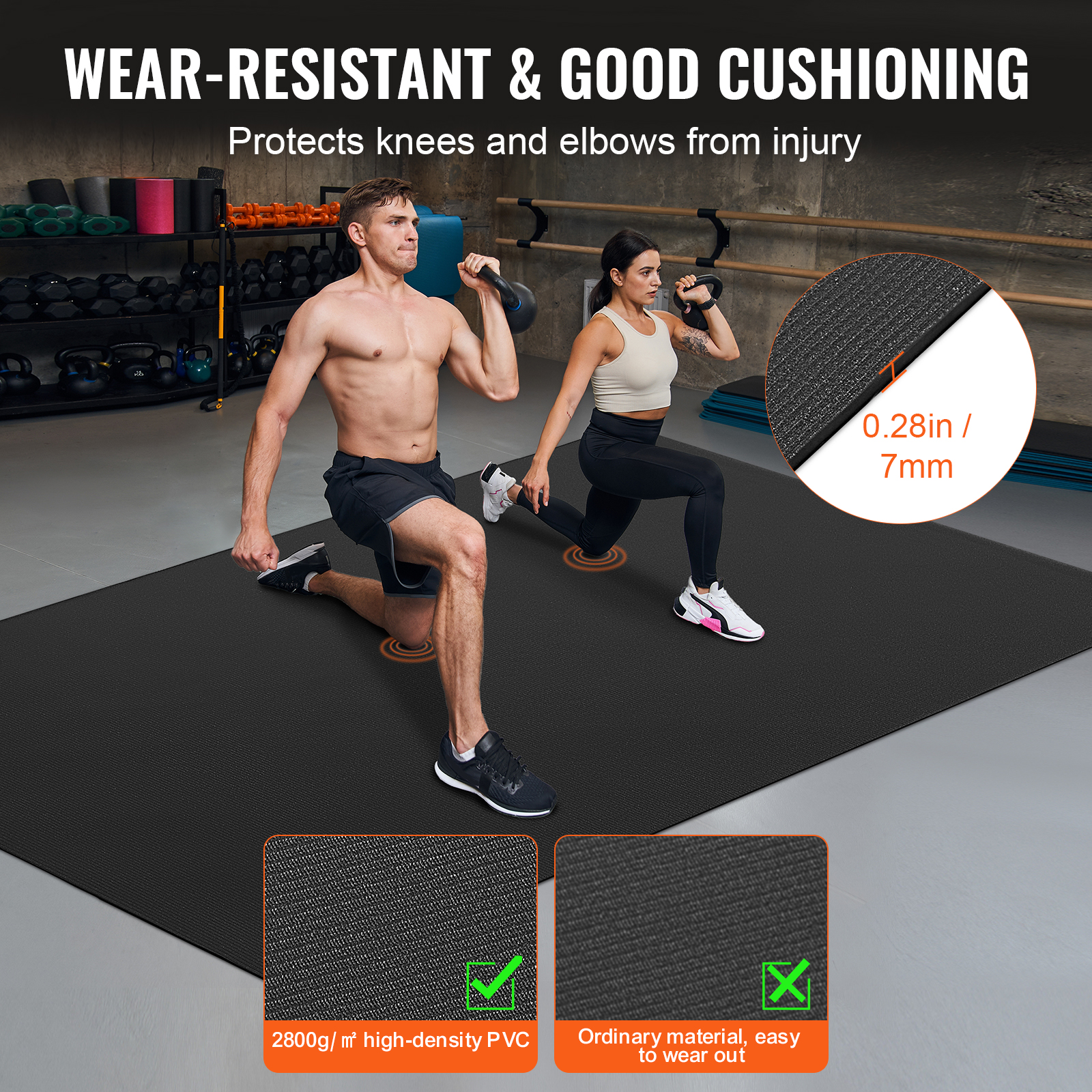 VEVOR Non Slip High Density Pr - Yoga Daily Fitness 리뷰 및 가격
