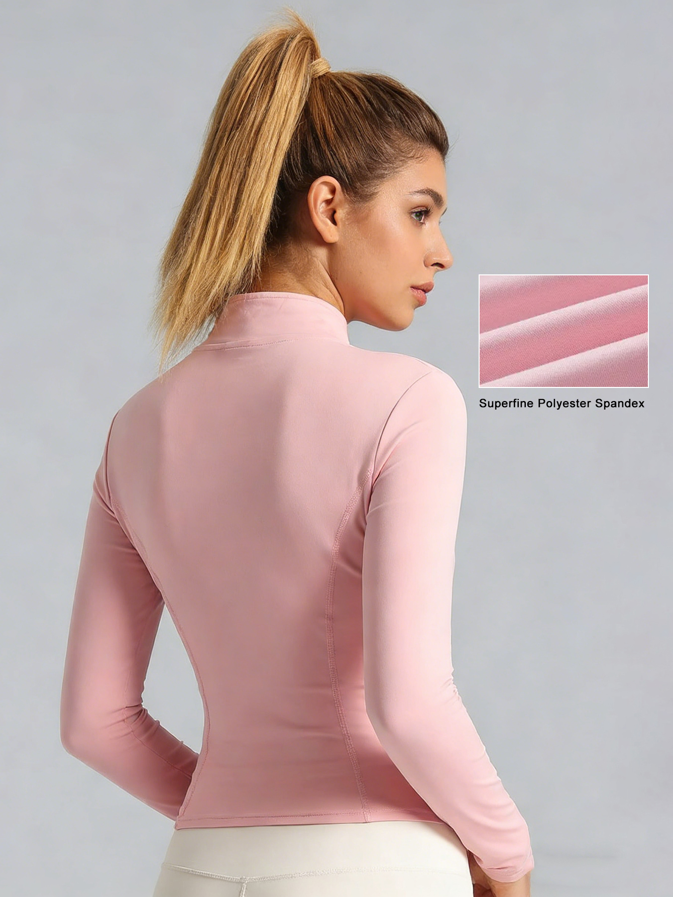 New Women Light Pink Yoga Coat - Yoga Fitness Women 리뷰 및 가격