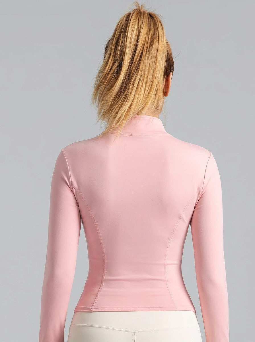New Women Light Pink Yoga Coat - Yoga Fitness Women 리뷰 및 가격