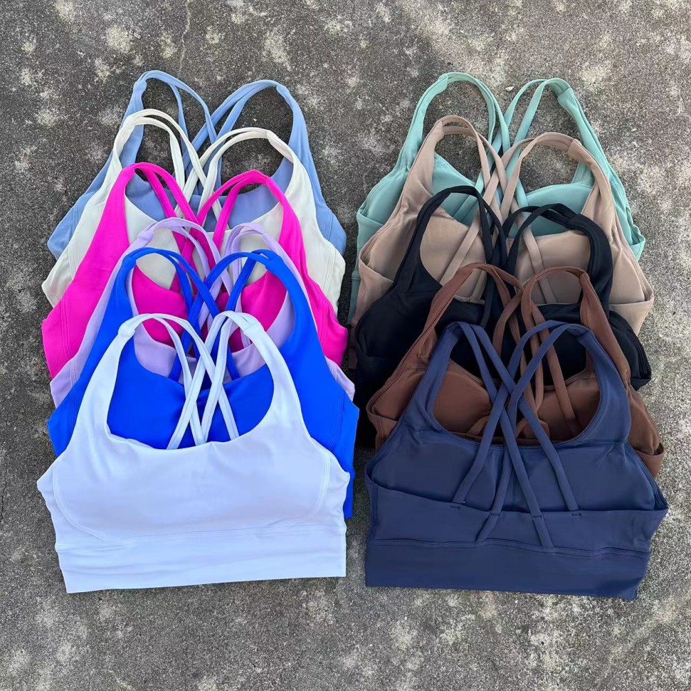 Sports Bra Support Cross Back  - Yoga Daily Fitness 리뷰 및 가격