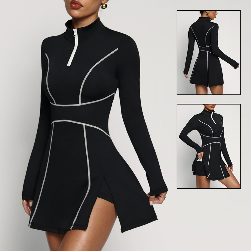 New Women Tennis Golf Dress Po - Yoga Fitness Dress 리뷰 및 가격