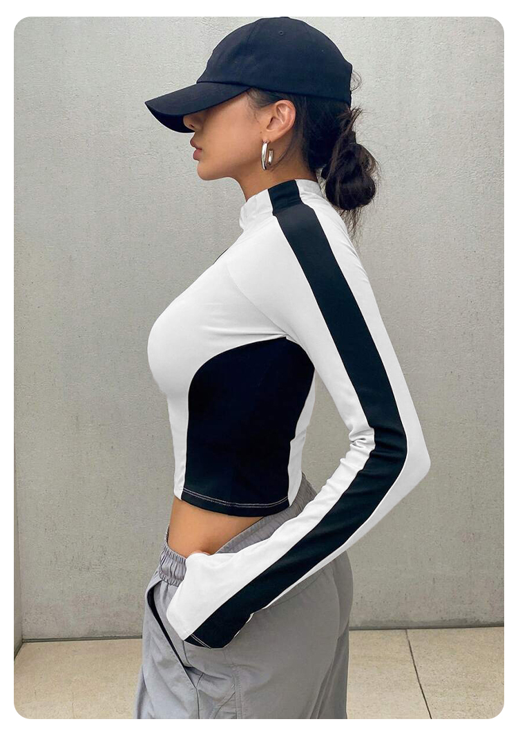 Yoga Clothes Stand Up Collar J - Yoga Fitness Women 리뷰 및 가격