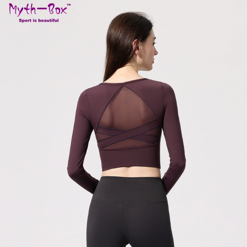 Women Yoga Shirts With Pad Lon - Yoga Fitness Qc 리뷰 및 가격