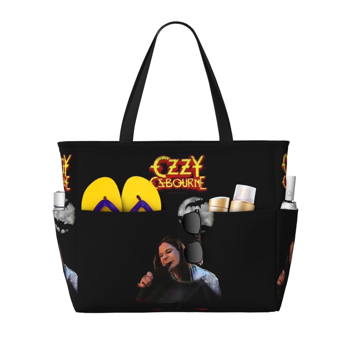 Ozzy Osbourne Merch Beach Tote - Yoga Fitness Merch 리뷰 및 가격