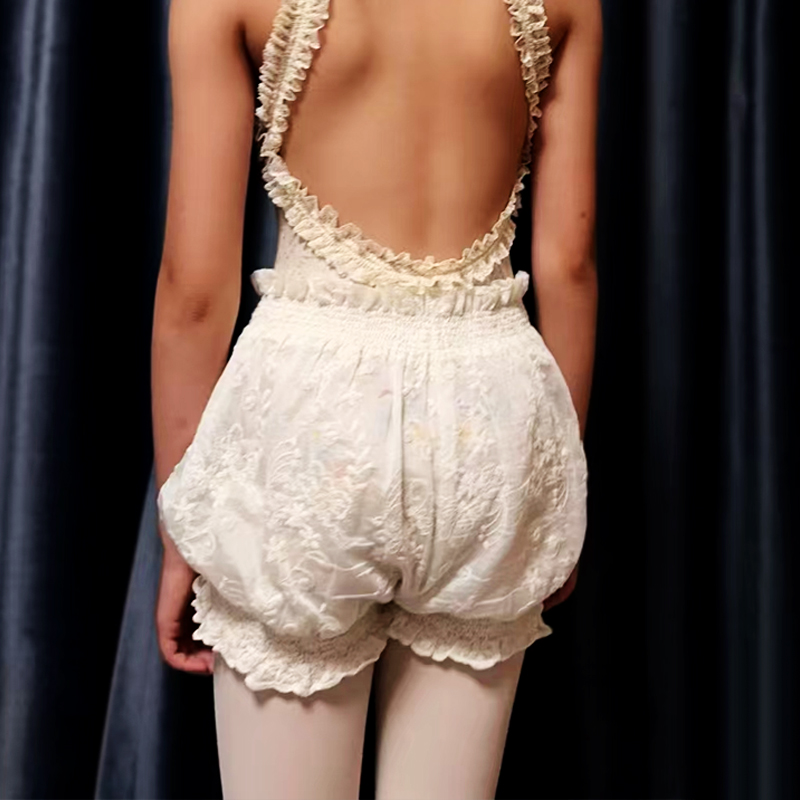 Ballet Dress Embroidered Short - Yoga Fitness Dress 리뷰 및 가격