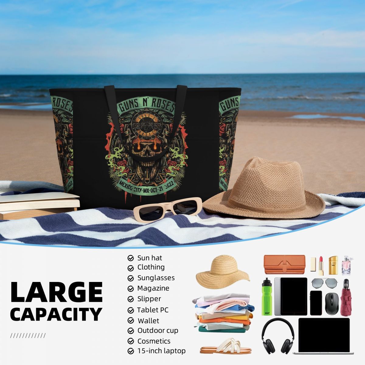 Guns N Roses Lightsaber Merch  - Yoga Fitness Merch 리뷰 및 가격