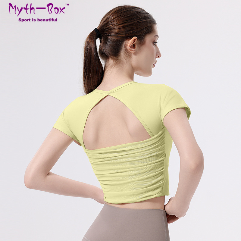 Women Slim Yoga Shirts With Pa - Yoga Fitness Qc 리뷰 및 가격