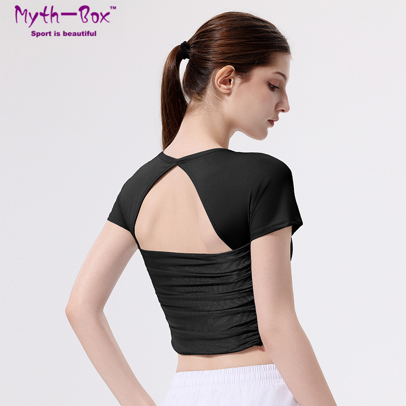 Women Slim Yoga Shirts With Pa - Yoga Fitness Qc 리뷰 및 가격
