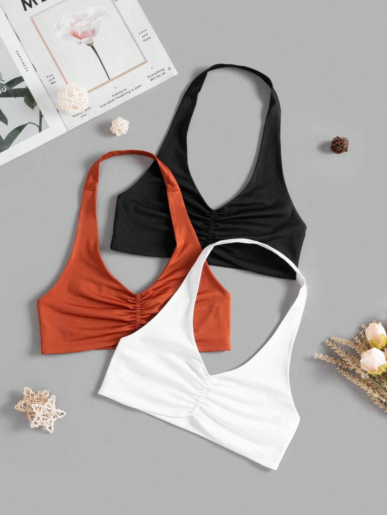 3Pcs Women Letter Print Cut Ou - Yoga Daily Fitness 리뷰 및 가격