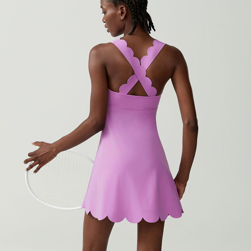 Women Tennis Yoga Dress Solid  - Yoga Fitness Dress 리뷰 및 가격