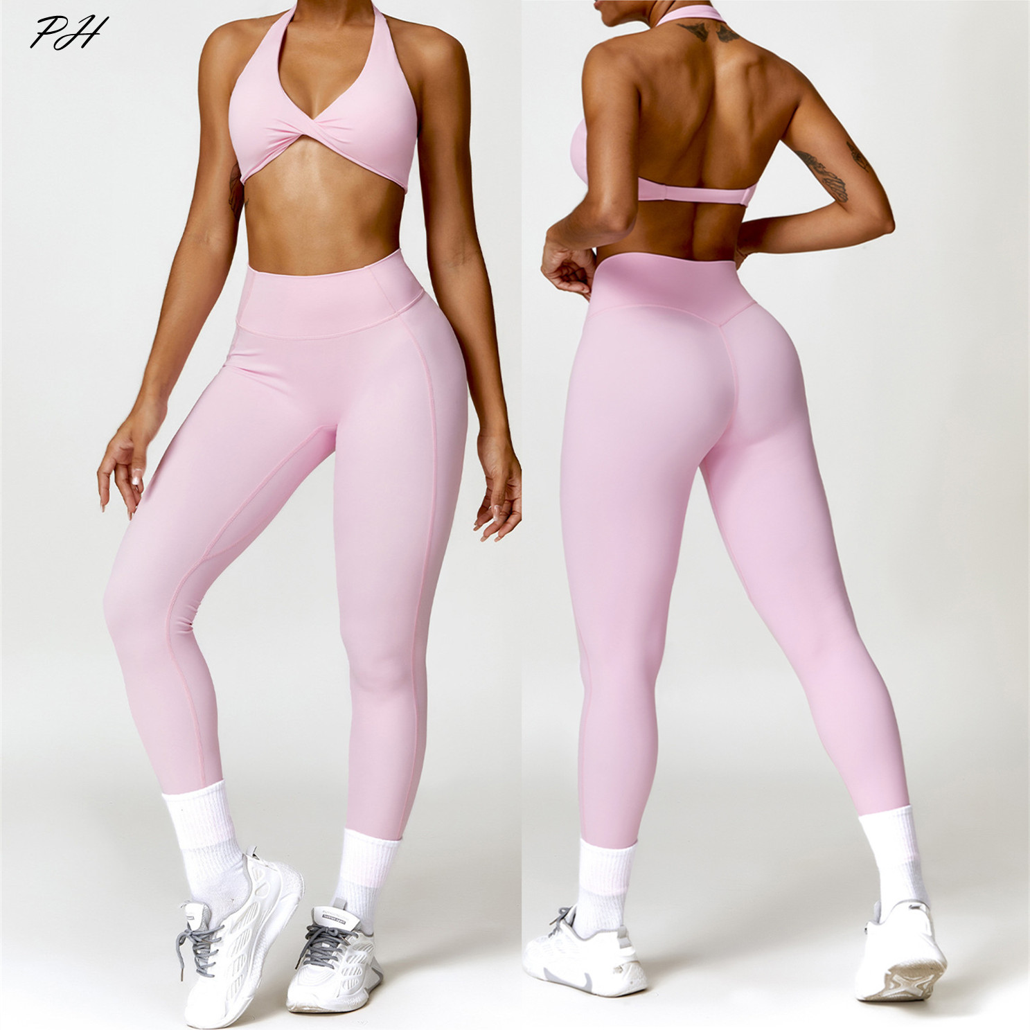 2PCS Yoga Set Nude Feeling Wor - Yoga Fitness Zumba 리뷰 및 가격
