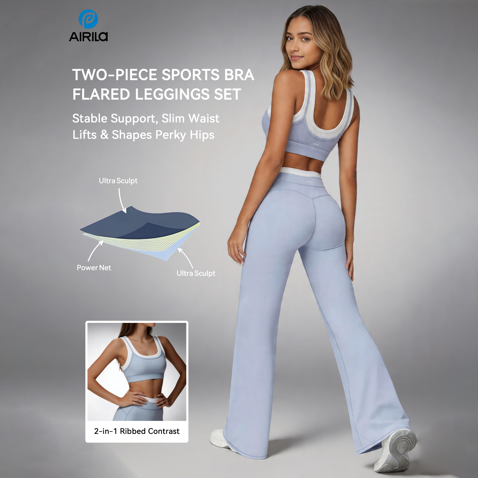 Airila Women's Yoga Set 2-Piec - Yoga Daily Fitness 리뷰 및 가격
