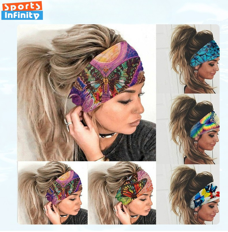 Sunflower Printed Elastic Wide - Yoga Daily Fitness 리뷰 및 가격